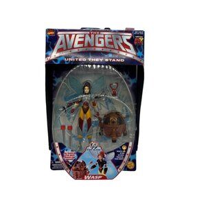 Avengers United They Stand Wasp 1999 Toybiz 5 1/2" Action Figure New in Box